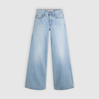 Levi's 728™ High Rise Wide Leg Jeans Donna Vita Alta Gamba Ampia Denim Chiaro
