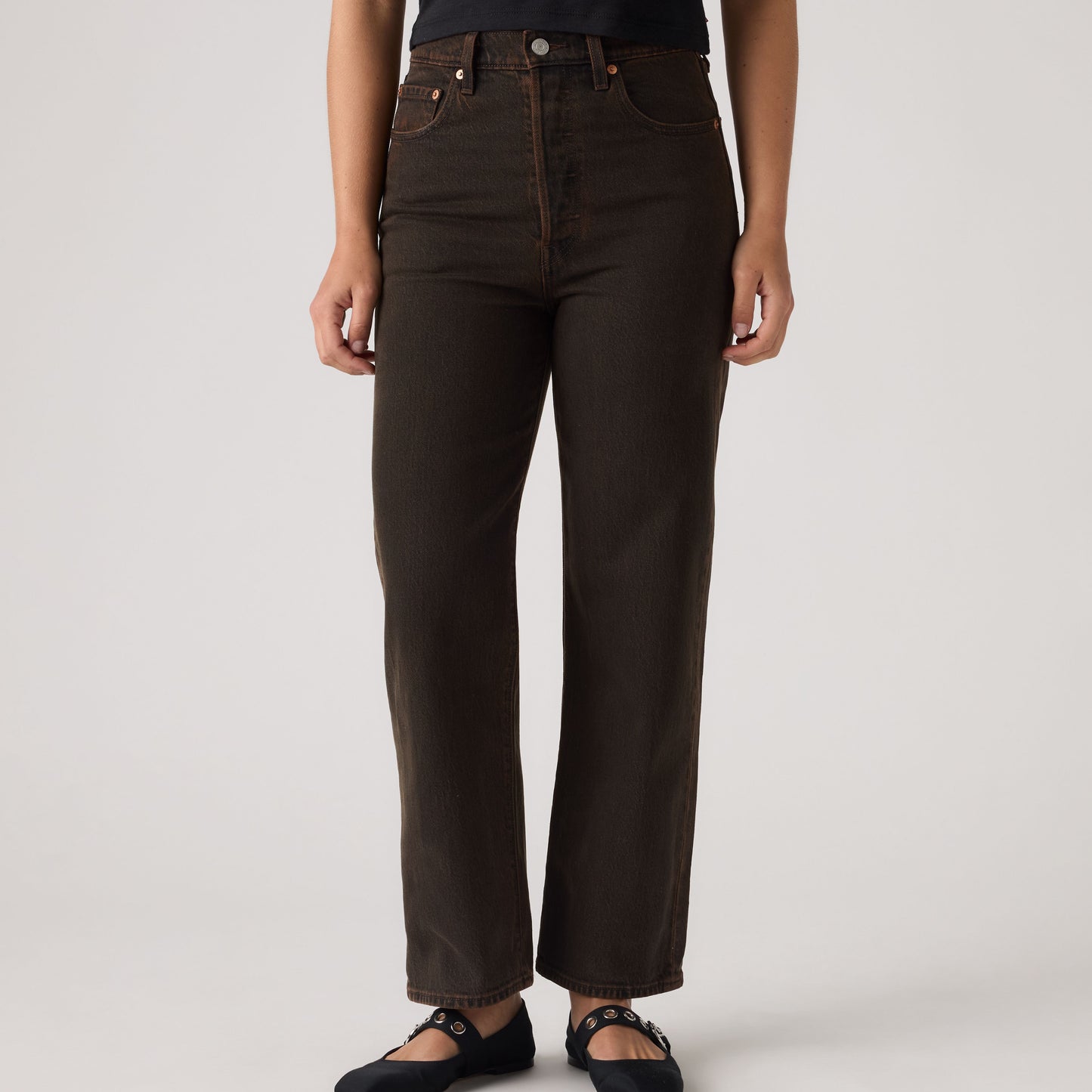 LEVI'S Jeans donna Levi's Jeans donna Ribcage Straight Alla Caviglia 726930315 - Old Bronze - 726930315