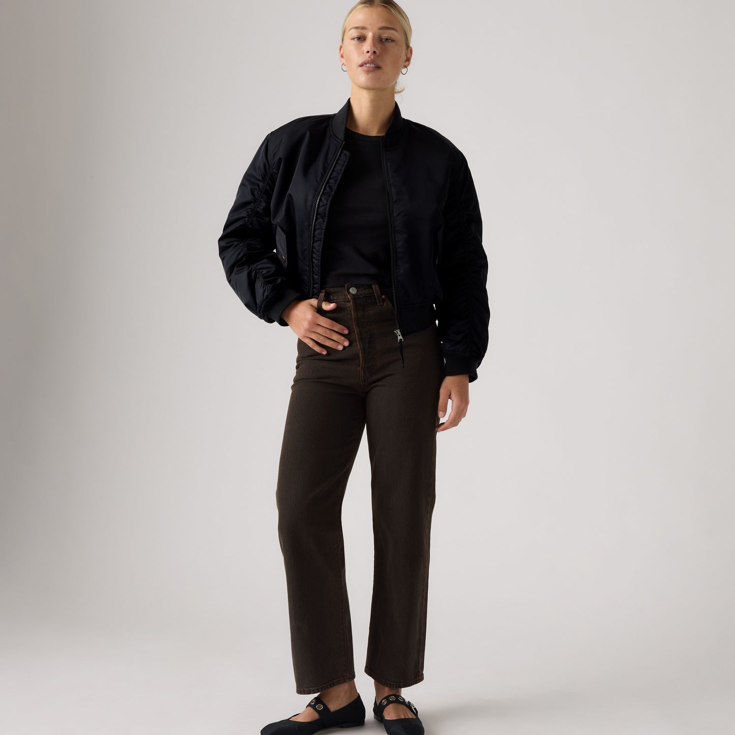 LEVI'S Jeans donna Levi's Jeans donna Ribcage Straight Alla Caviglia 726930315 - Old Bronze - 726930315