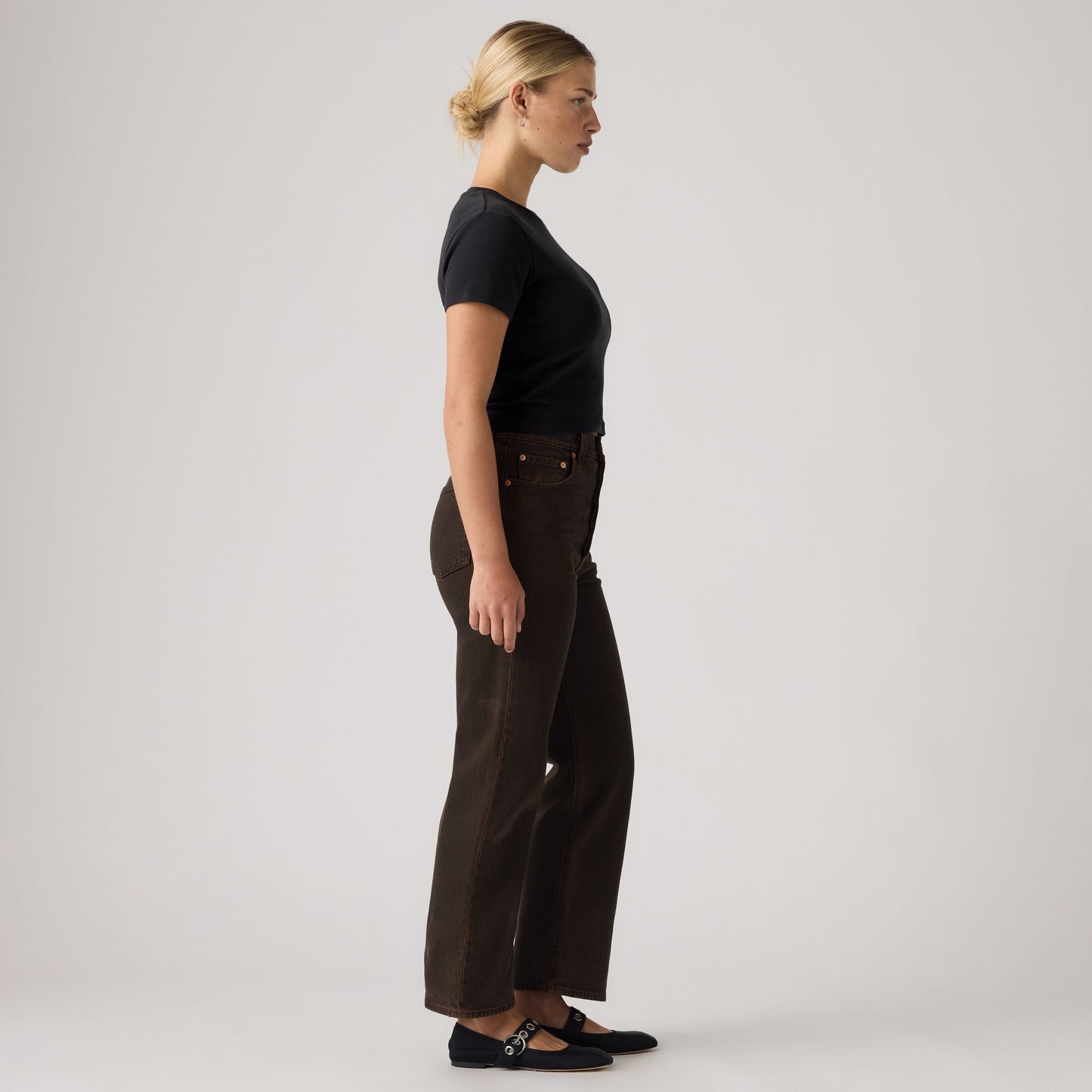 LEVI'S Jeans donna Levi's Jeans donna Ribcage Straight Alla Caviglia 726930315 - Old Bronze - 726930315