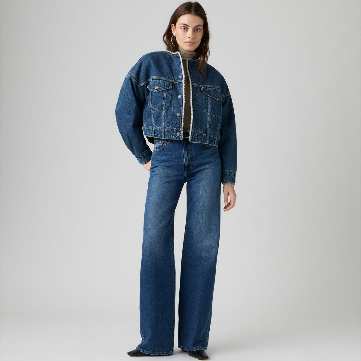 Levi's Jeans donna Ribcage A Gamba Ampia A60810091 - immagine 4