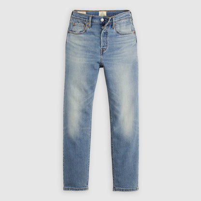 Levi's 501 Crop Lightweight women's jeans Roaming On Two light wash high-waisted straight women's jeans