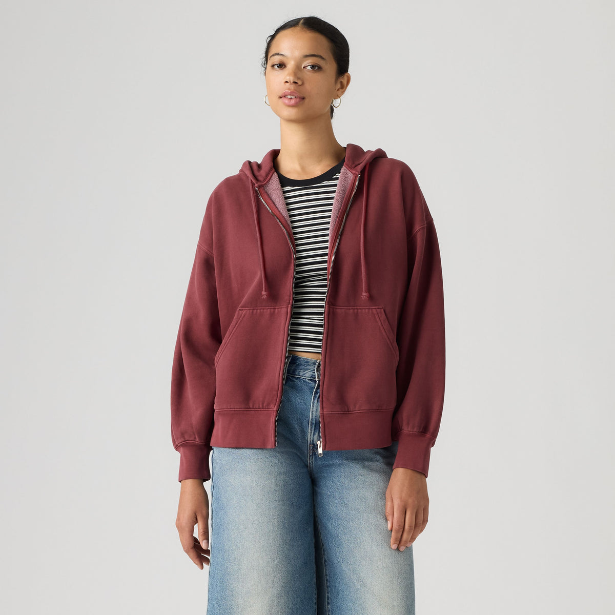 Levi’s felpa donna con cappuccio Vintage Relaxed 005IH0016 - immagine 2