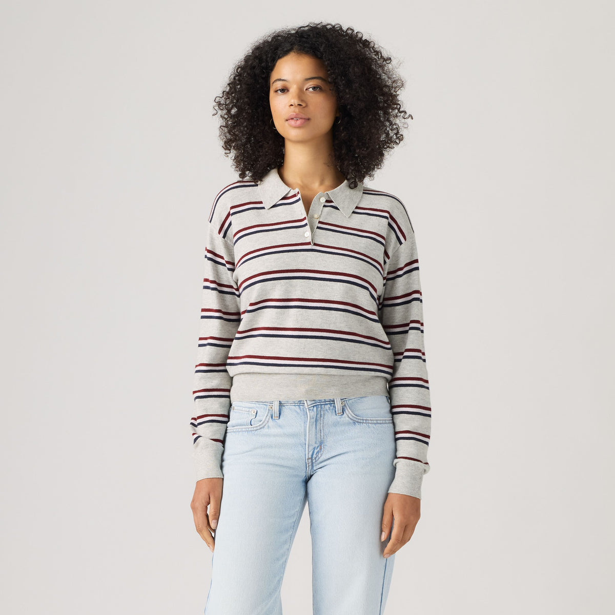 Levi's Polo donna morbidissima a manica lunga 007VY0001 - immagine 1