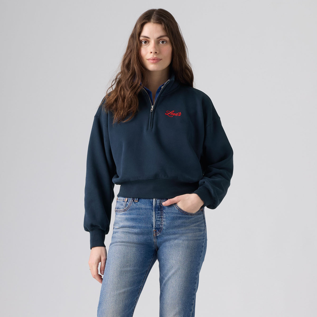 Levi’s felpa donna Graphic Vintage '80s Quarter-Zip 008CM0002