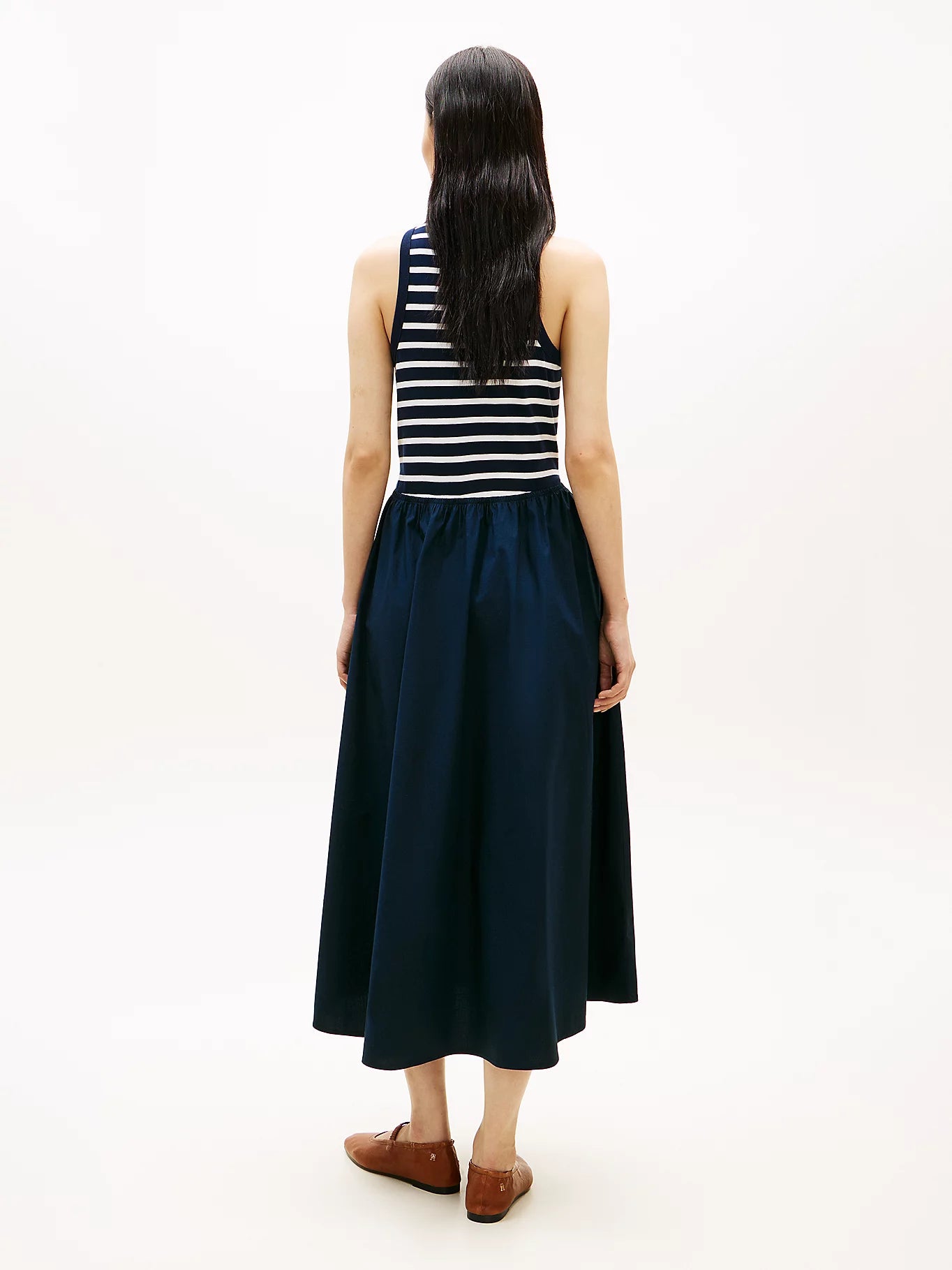 tommy hilfiger abito lungo donna vista posteriore