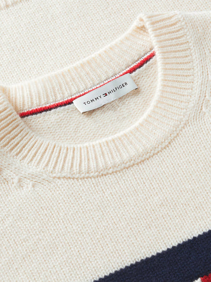 Tommy Hilfiger maglia donna Pullover con cashmere e bandierina ricamata WW0WW51450Z00 - immagine 6