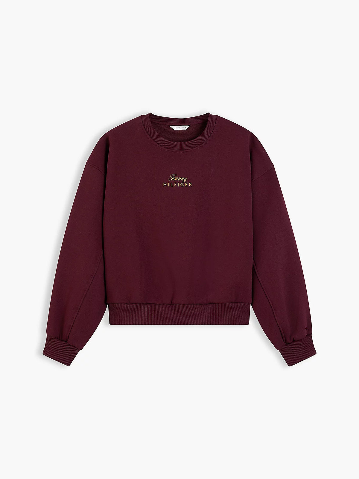 Tommy Hilfiger Maglia donna Pullover relaxed fit con logo ricamato WW0WW51724XIH - immagine 5