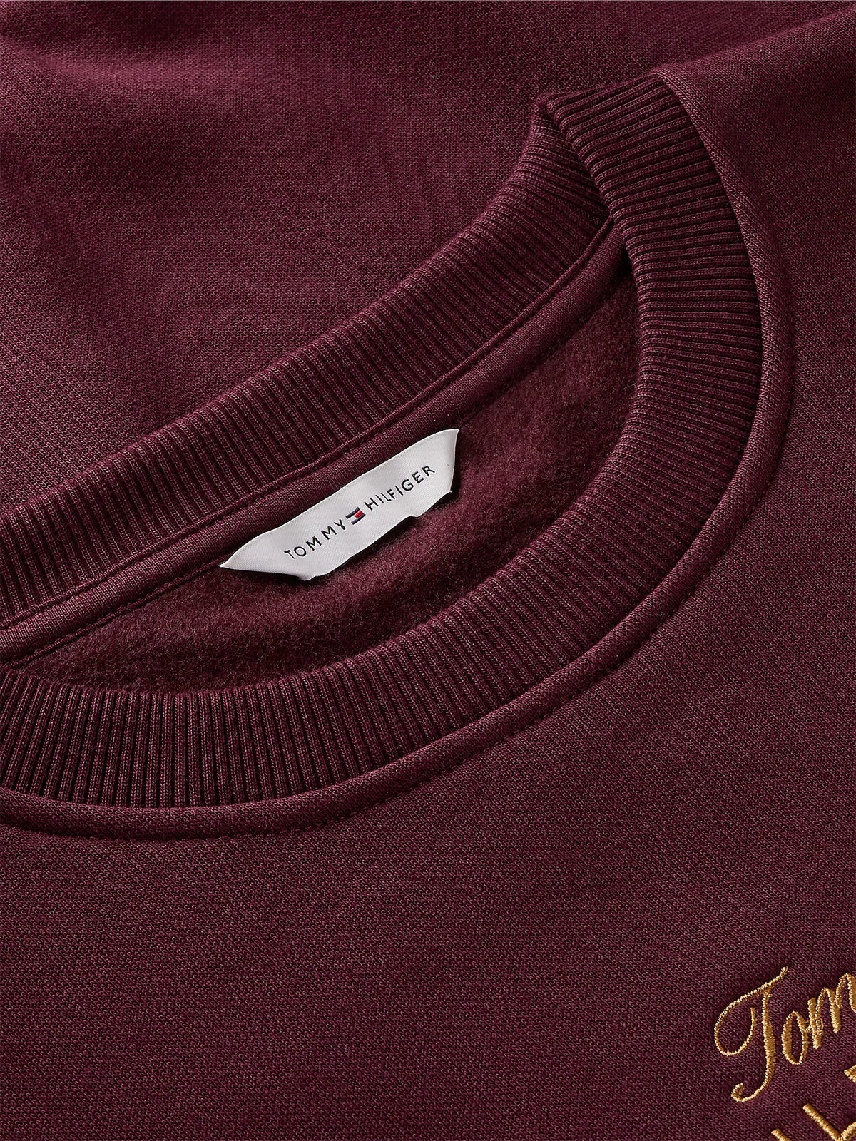 Tommy Hilfiger Maglia donna Pullover relaxed fit con logo ricamato WW0WW51724XIH - immagine 6