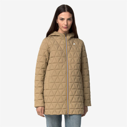 K-way giubbino donna Sophie Diamond quilted warm - Beige K8161HW-677