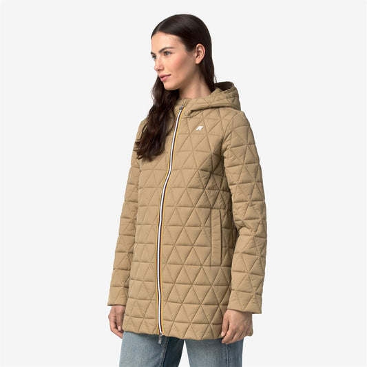 K-way giubbino donna Sophie Diamond quilted warm - Beige K8161HW-677