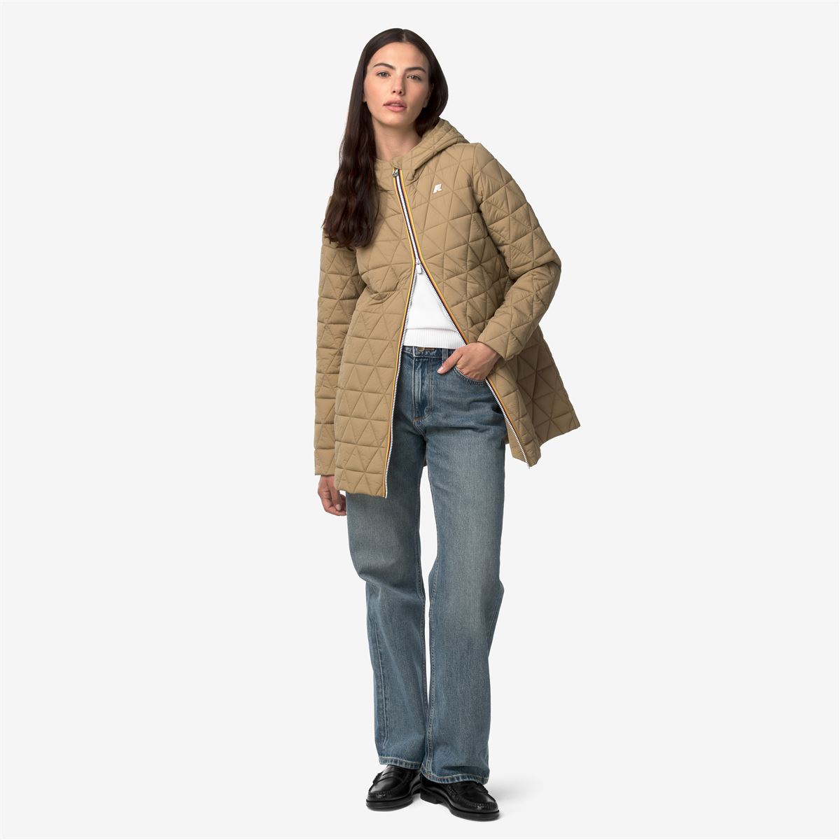K-way giubbino donna Sophie Diamond quilted warm - Beige K8161HW-677