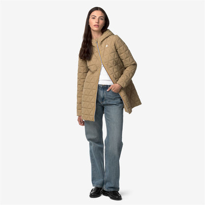 K-way giubbino donna Sophie Diamond quilted warm - Beige K8161HW-677