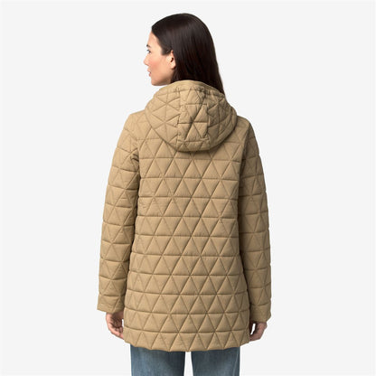 K-way giubbino donna Sophie Diamond quilted warm - Beige K8161HW-677