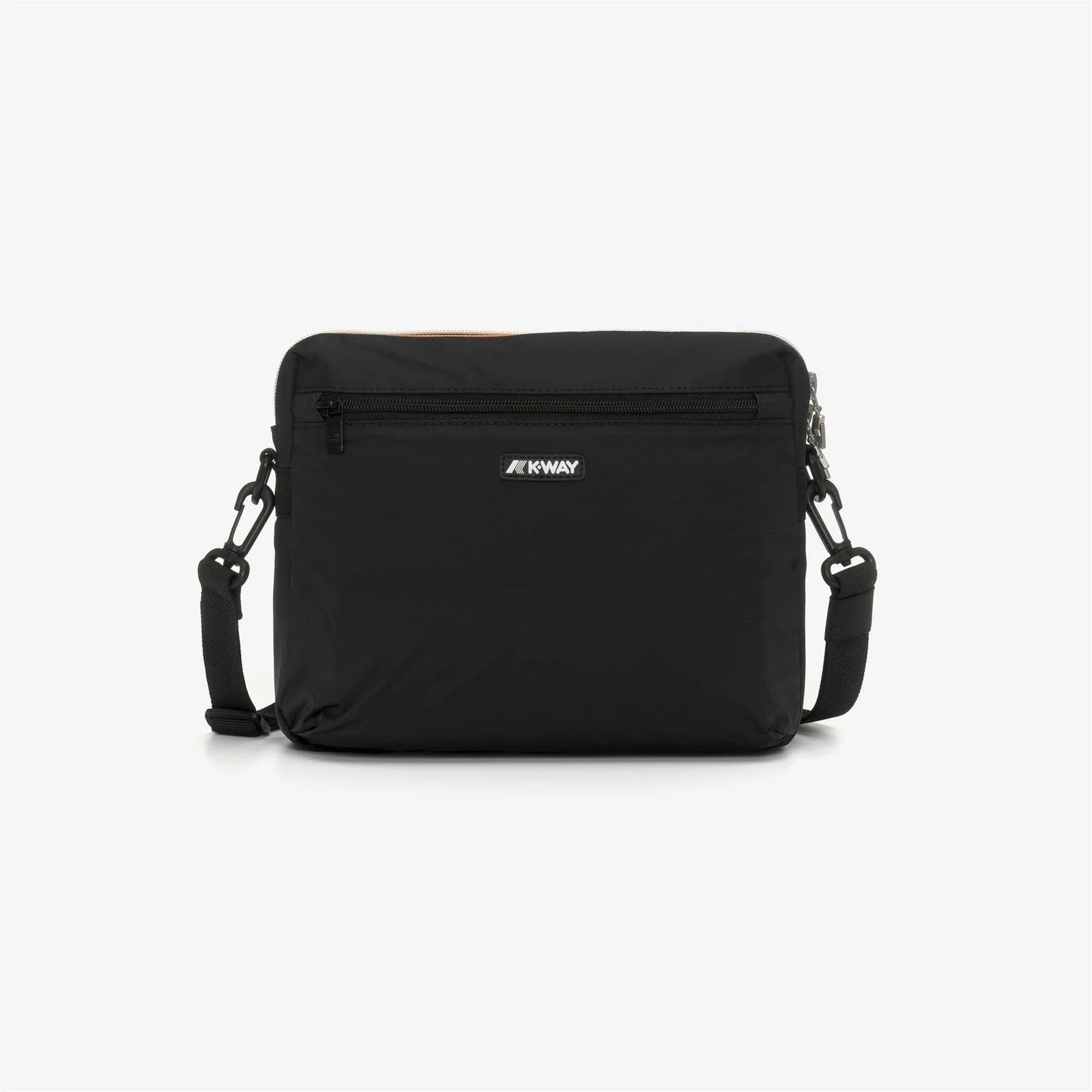 K-Way pouch bag unisex Moire Black Pure