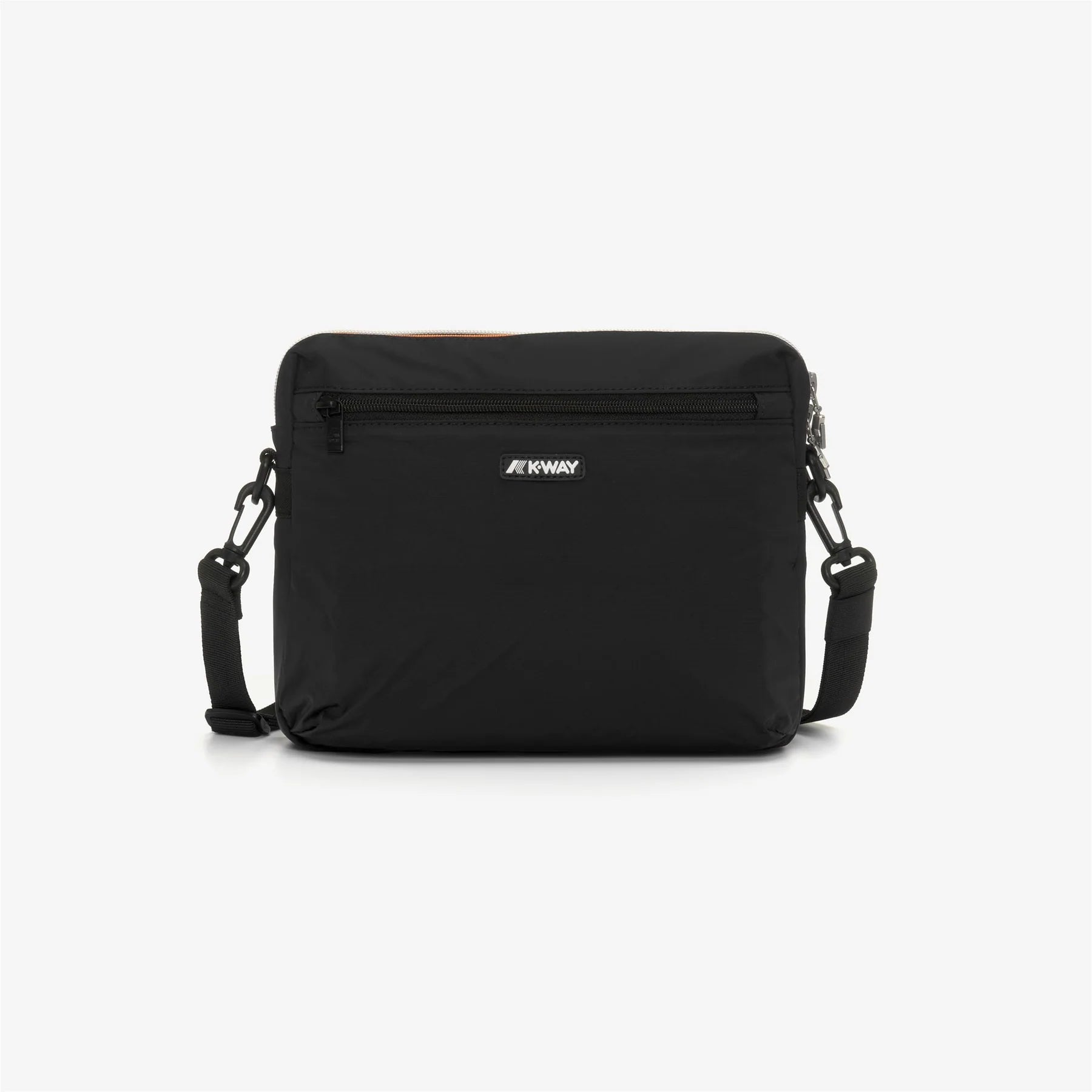 K-Way pouch bag unisex Moire Black Pure