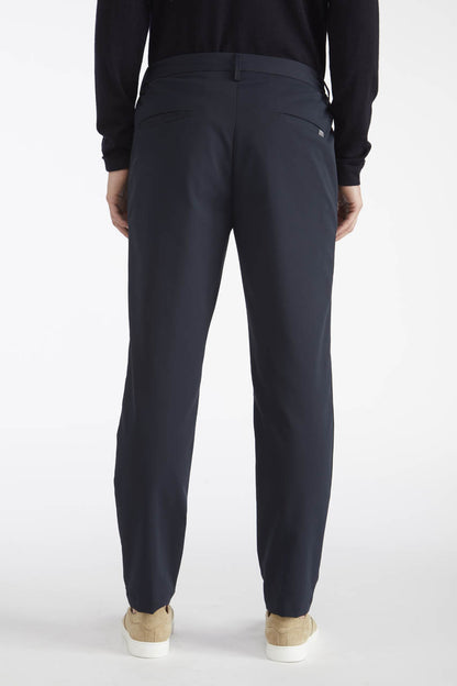 AT.P.CO Pantalone uomo Berlino in tessuto tecnico con coulisse e pinces