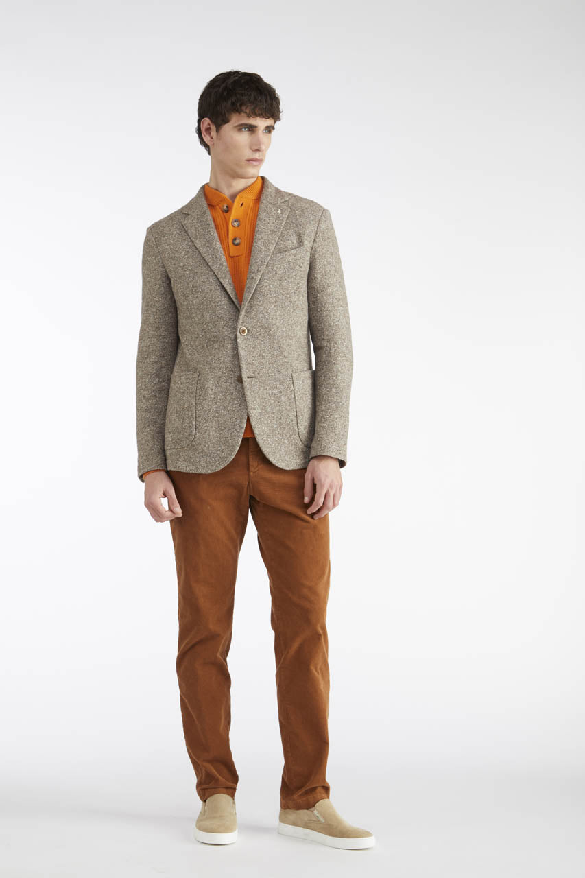 At.p.co Herren-Zweiknopf-Sakko A312ALAN60 L104 260