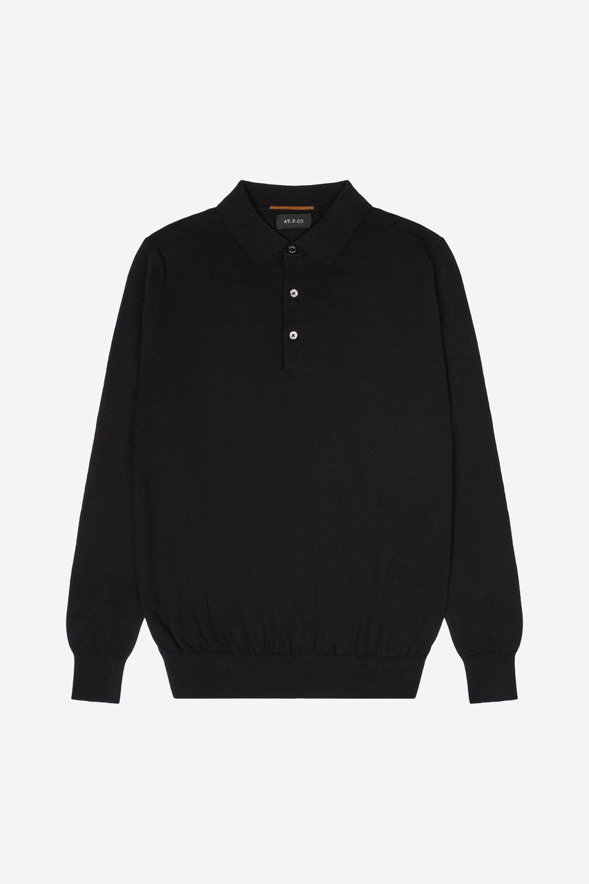 Atpco polo in maglia uomo A33406C94 999 - immagine 1
