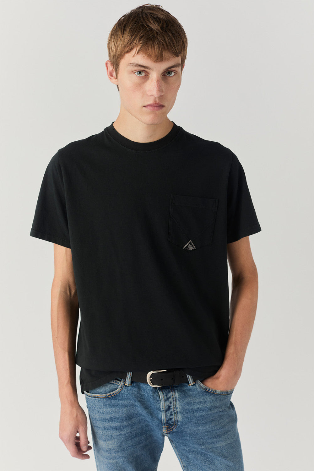 Roy Roger's T-shirt uomo pocket man heavy jersey