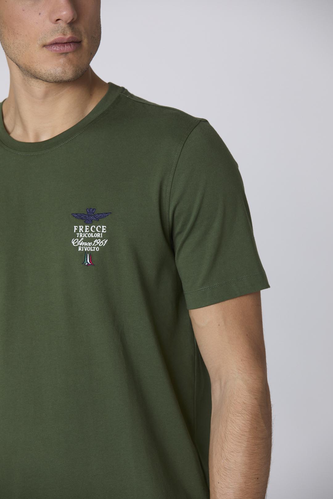 Aeronautica Militare T-shirt uomo manica corta Seaweed green