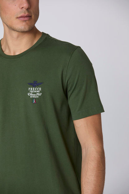 Aeronautica Militare T-shirt uomo manica corta Seaweed green
