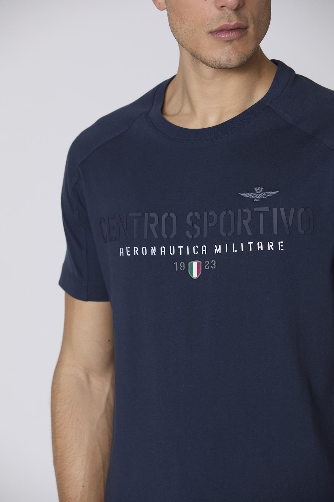 Aeronautica Militare T-shirt uomo manica corta Blu navy