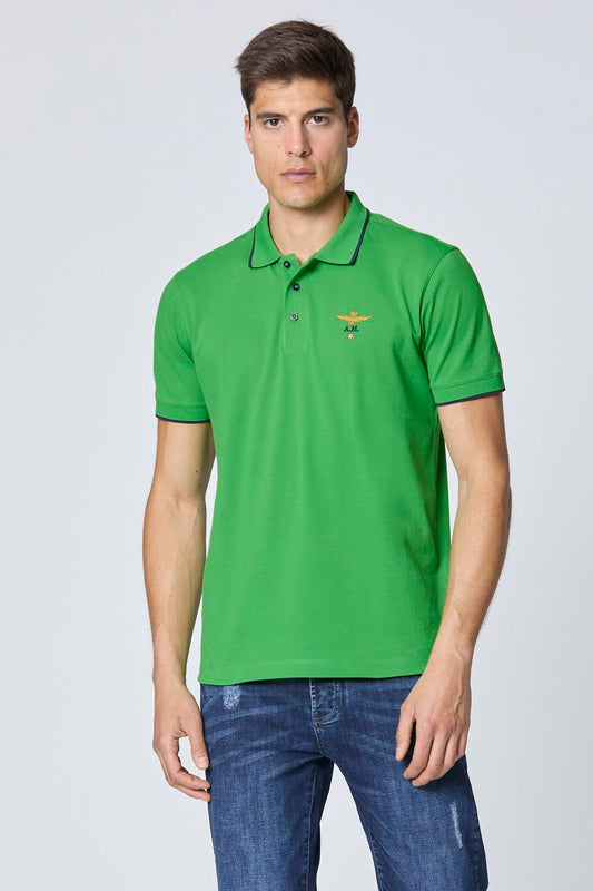 Aeronautica Militare Herren-Poloshirt mit kurzen Ärmeln 251PO1308P82