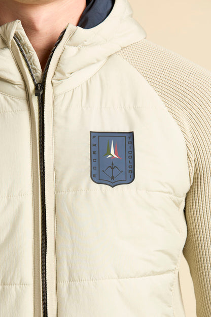 Aeronautica Militare Giacca uomo imbottita in nylon e maglia