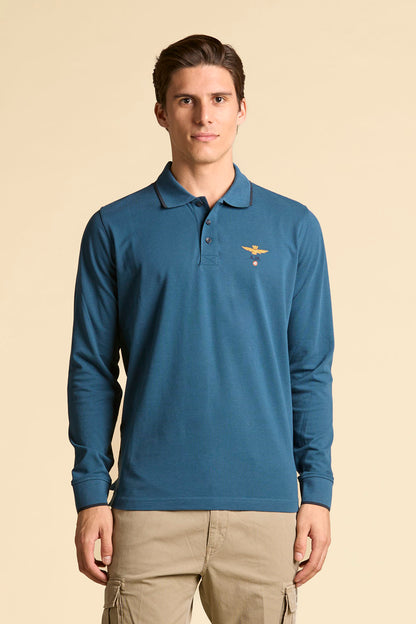 Aeronautica Militare Polo manica lunga