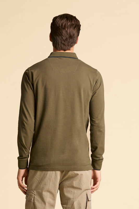 Aeronautica Militare Langarm-Poloshirt