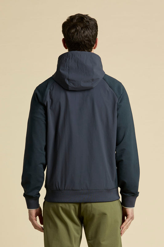 Giacca casual uomo blu navy Aeronautica Militare vista posteriore