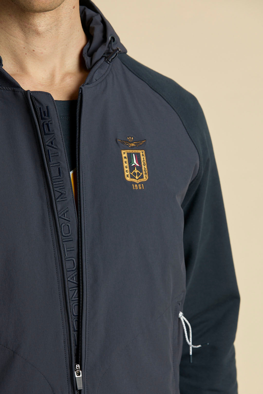 Giacca sportiva uomo Aeronautica Militare logo Frecce Tricolori