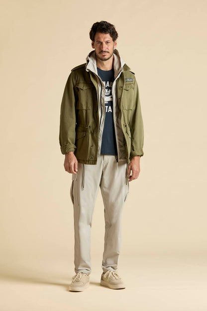 Pantalone cargo uomo Aeronautica Militare ghiaccio