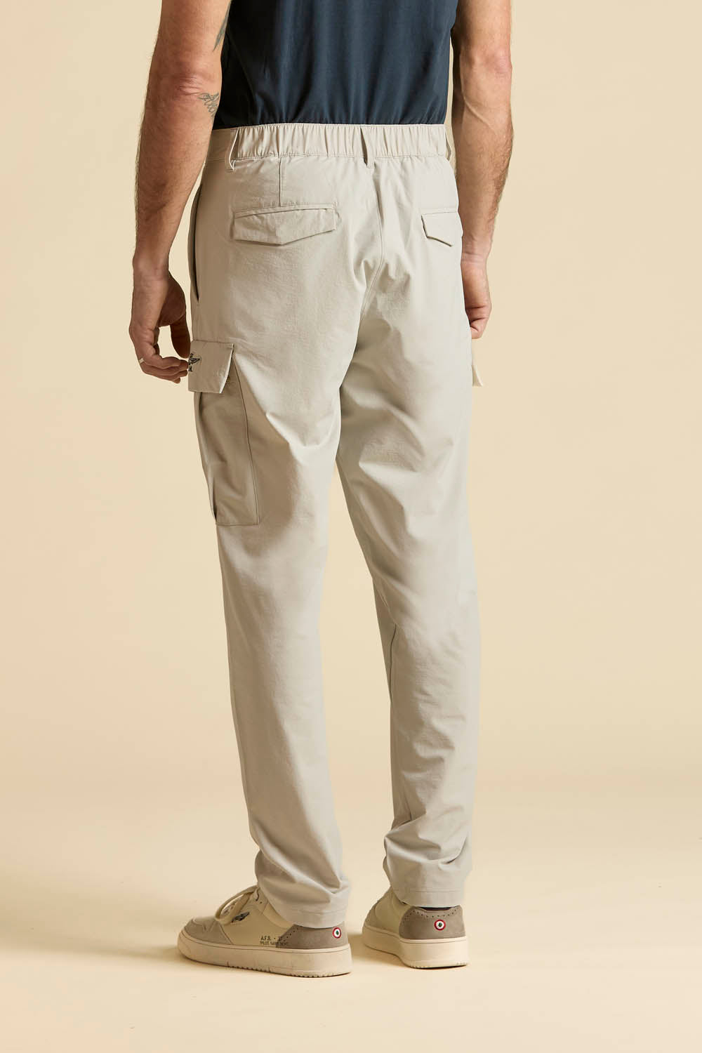 Cargo casual uomo Aeronautica Militare tasconi laterali retro