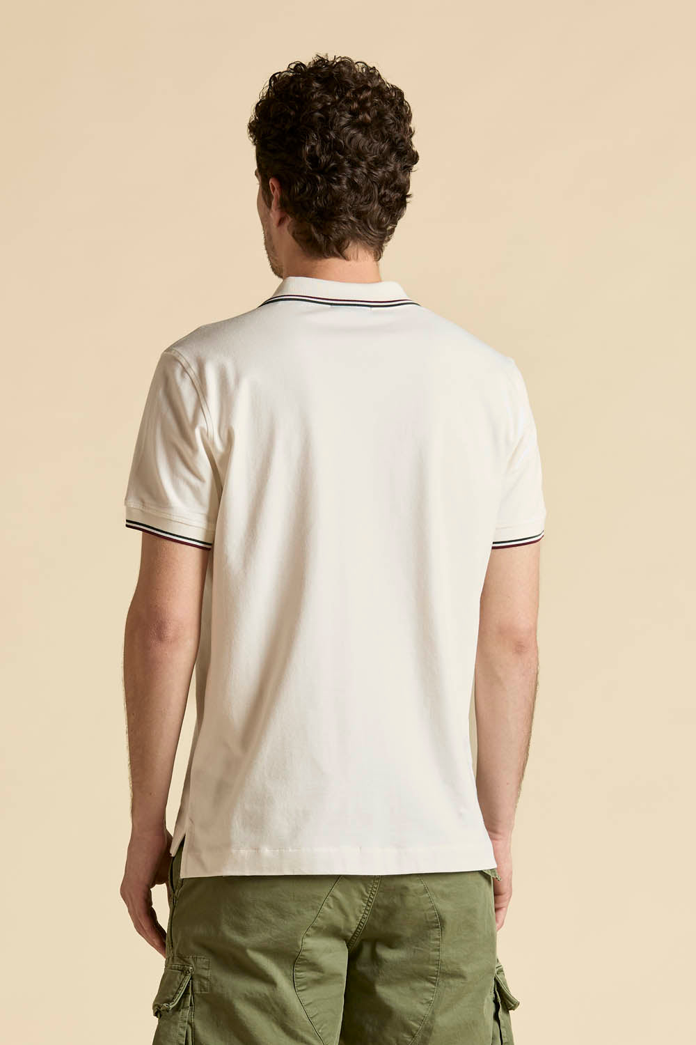 Polo manica corta uomo Aeronautica Militare vista posteriore