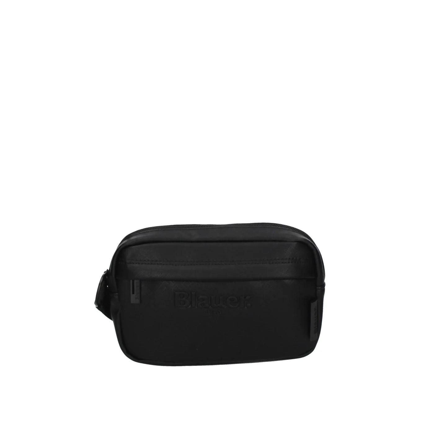 Blauer Pochette uomo saffiano leather clutch F6GOY03/WAL BLACK