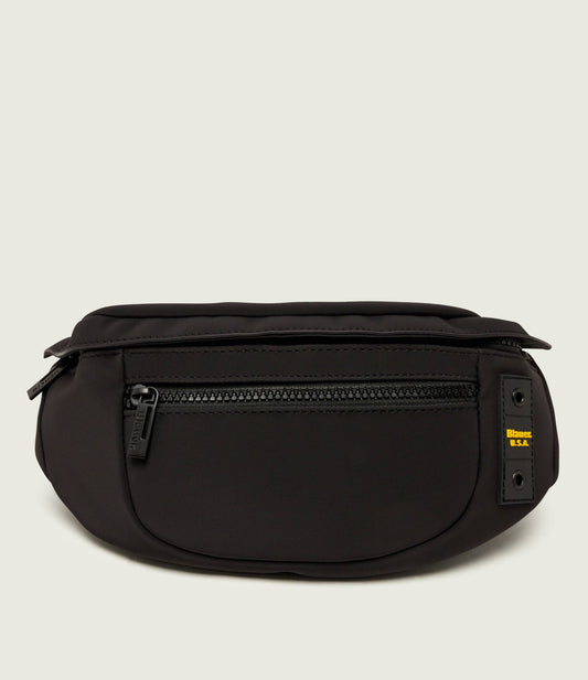 Blauer Pochette uomo marsupio coated polyester waist bag F6WAID01/COA BLACK - immagine 1