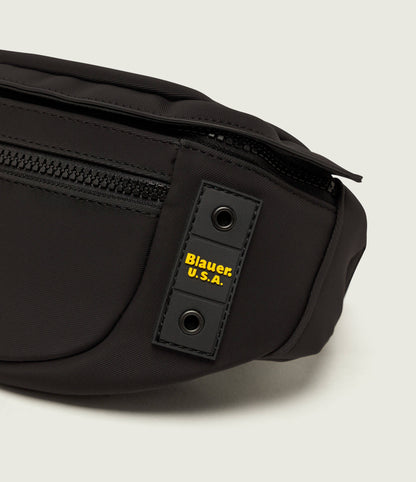 Blauer Pochette uomo marsupio coated polyester waist bag F6WAID01/COA BLACK - immagine 2