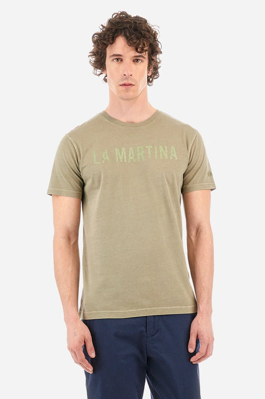 La Martina T-shirt uomo girocollo a maniche corte in cotone