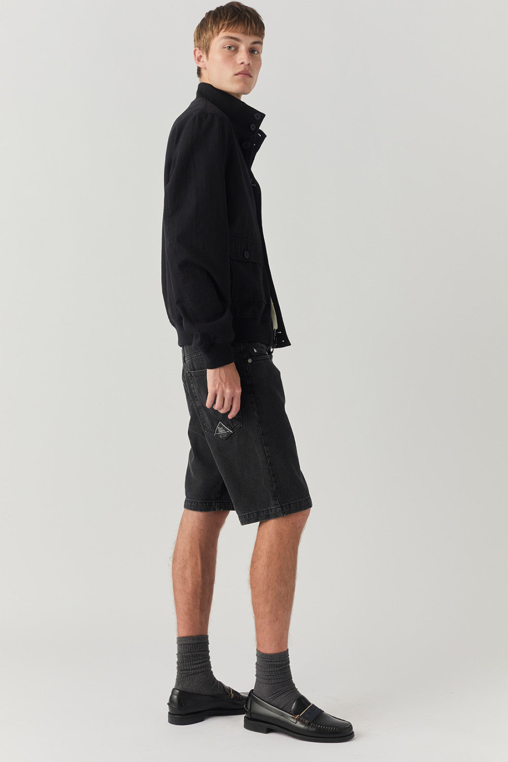 Roy Roger's Bermuda men's cult man denim black kos denim black