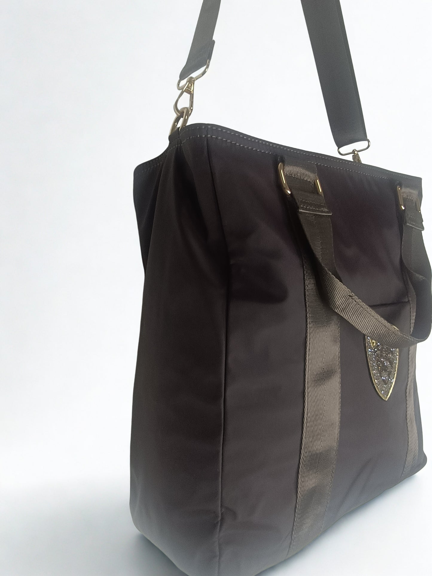 dettaglio logo Blauer su tote bag