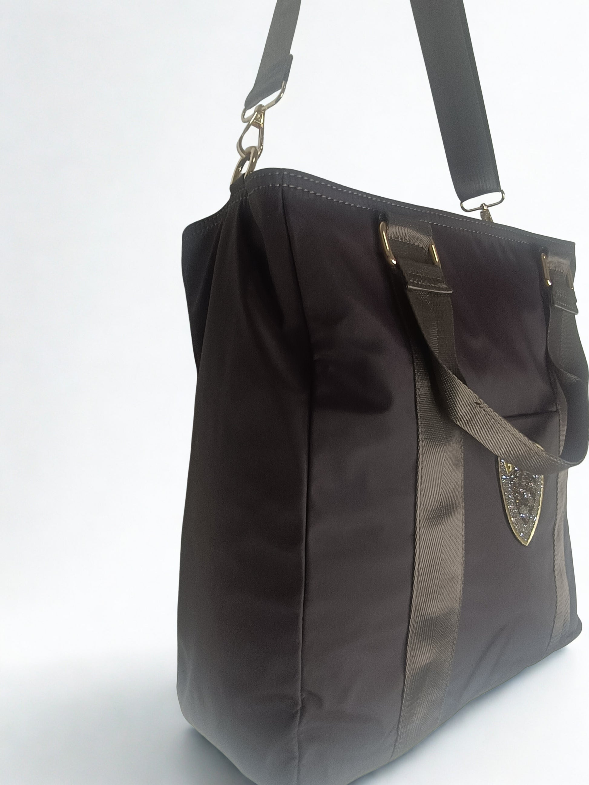 dettaglio logo Blauer su tote bag