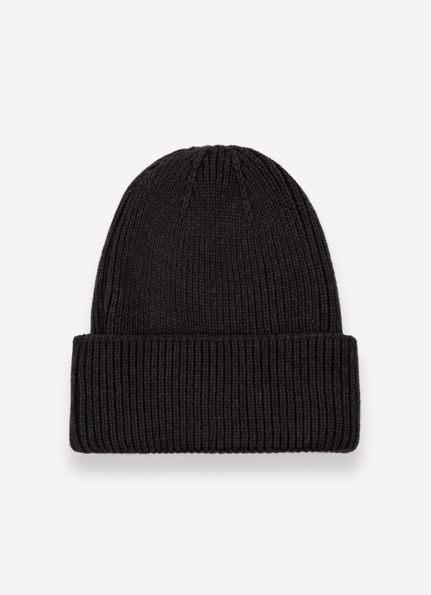 Cappello unisex Colmar nero effetto ciniglia con risvolto e logo laterale dietro