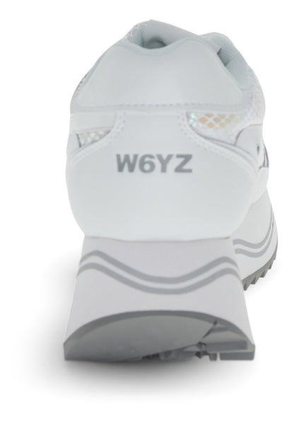 Sneakers donna W6YZ Deva running style in suede e tessuto tecnico