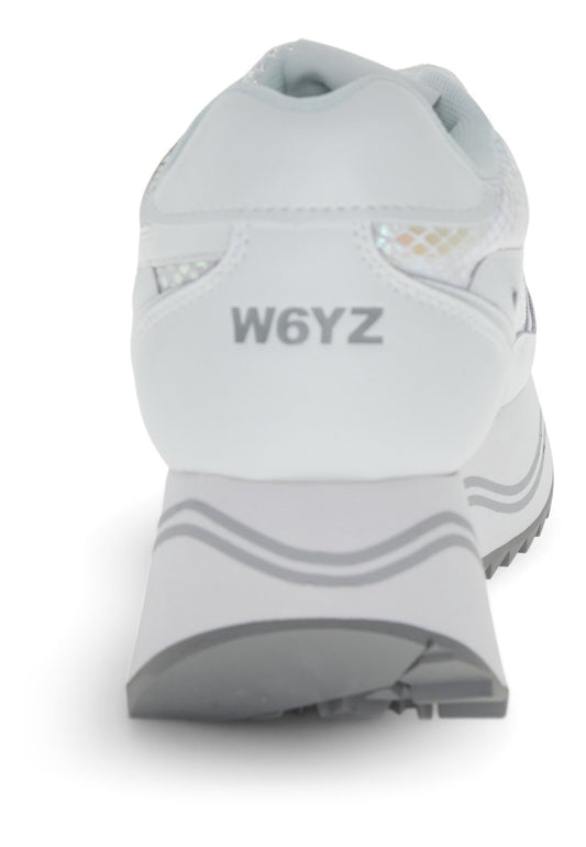 Sneakers donna W6YZ Deva running style in suede e tessuto tecnico