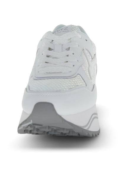 Sneakers donna W6YZ Deva running style in suede e tessuto tecnico