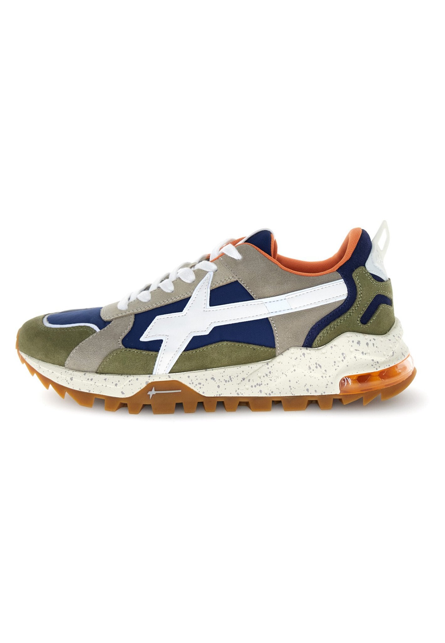 Scarpe W6YZ running style con dettagli in suede