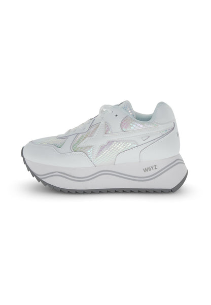 Sneakers donna W6YZ Deva running style in suede e tessuto tecnico