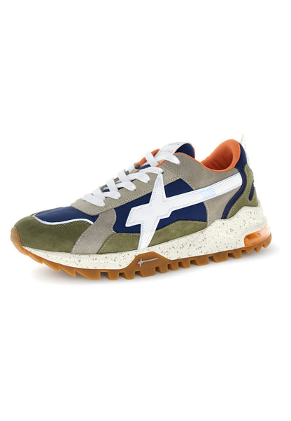 Sneakers W6YZ Breeze uomo multicolor vista laterale